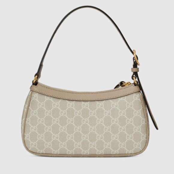 Gucci Ophidia small shoulder bag beige and white - Picture 3 of 6
